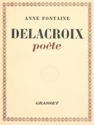 cover image of Delacroix poète